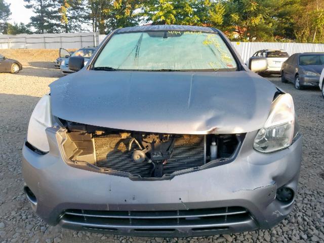 JN8AS5MV6CW362776 - 2012 NISSAN ROGUE S SILVER photo 9