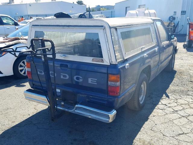 JB7FL24D5HP053810 - 1987 DODGE RAM 50 BLUE photo 4