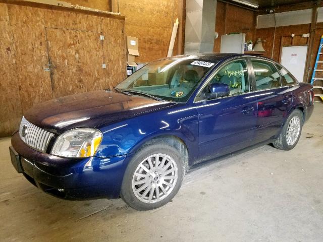 1MEHM43106G605721 - 2006 MERCURY MONTEGO PR ლურჯი ფოტო 2