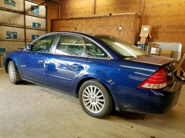 1MEHM43106G605721 - 2006 MERCURY MONTEGO PR ლურჯი ფოტო 3