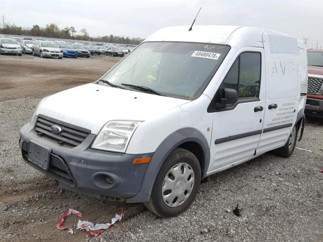 NM0LS7AN1DT133975 - 2013 FORD TRANSIT CO WHITE photo 2