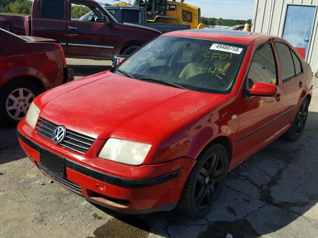 3VWSC29M61M059244 - 2001 VOLKSWAGEN JETTA GLS RED photo 2