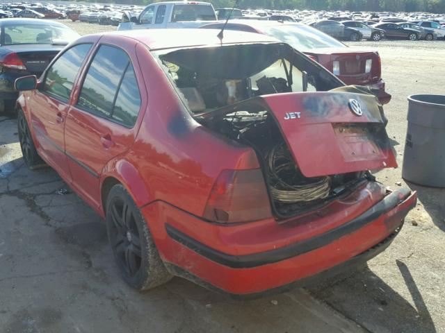 3VWSC29M61M059244 - 2001 VOLKSWAGEN JETTA GLS RED photo 3