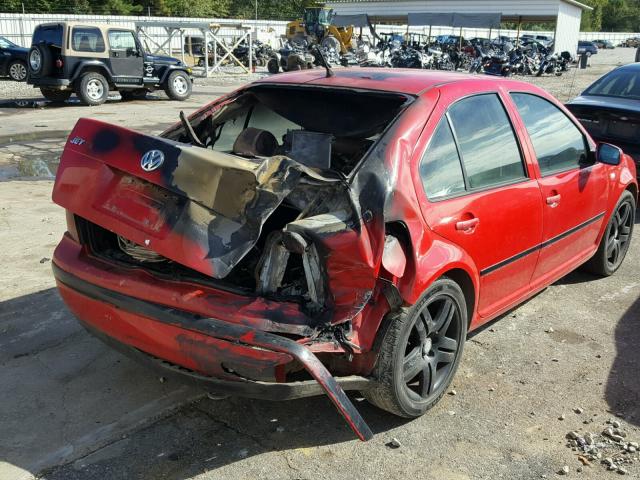 3VWSC29M61M059244 - 2001 VOLKSWAGEN JETTA GLS RED photo 4