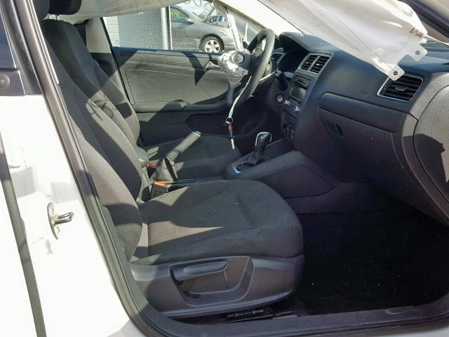 3VW2K7AJ9DM309887 - 2013 VOLKSWAGEN JETTA BASE 白色 照片 5