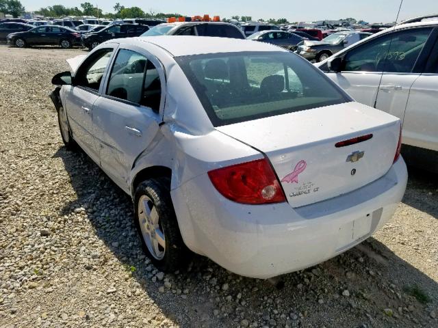 1G1AF5F53A7136028 - 2010 CHEVROLET COBALT 2LT WHITE photo 3