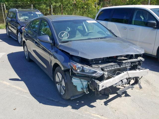 KMHC65LC0JU076063 - 2018 HYUNDAI IONIQ BLUE GRAY photo 1