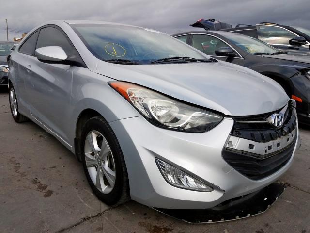 KMHDH6AE9DU020586 - 2013 HYUNDAI ELANTRA CO SILVER photo 1