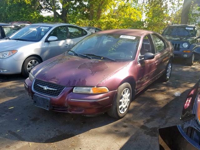 1C3EJ46X4YN172159 - 2000 CHRYSLER CIRRUS LX BURGUNDY photo 2