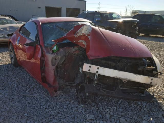 JN1AZ34E74T062083 - 2004 NISSAN 350Z COUPE RED photo 1