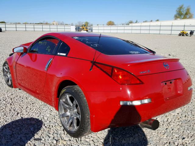 JN1AZ34E74T062083 - 2004 NISSAN 350Z COUPE RED photo 3