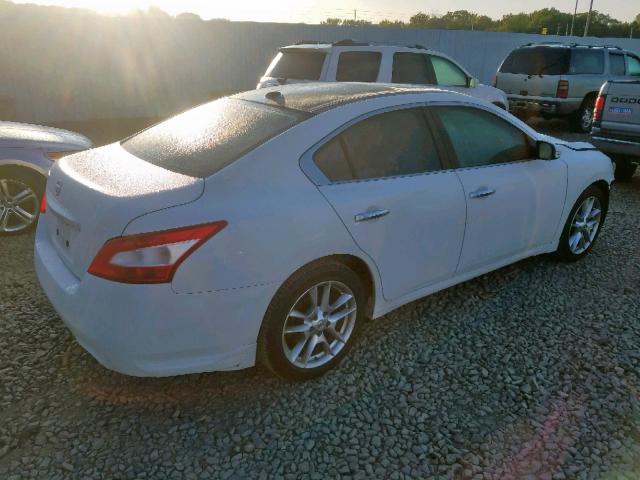 1N4AA5AP3BC869693 - 2011 NISSAN MAXIMA S WHITE photo 4