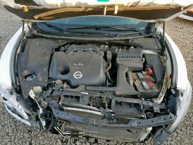 1N4AA5AP3BC869693 - 2011 NISSAN MAXIMA S WHITE photo 7