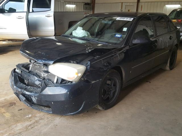 1G1ZT61816F239027 - 2006 CHEVROLET MALIBU MAX შავი ფოტო 2