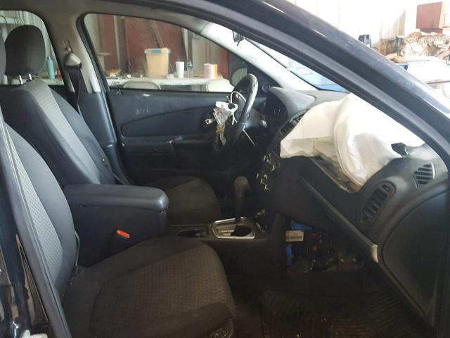 1G1ZT61816F239027 - 2006 CHEVROLET MALIBU MAX შავი ფოტო 5