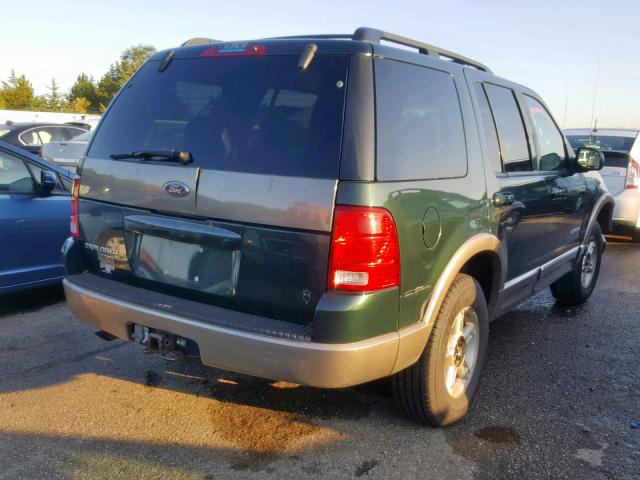 1FMZU74W12ZA91583 - 2002 FORD EXPLORER E GREEN photo 4