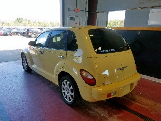 3A4FY58B97T620410 - 2007 CHRYSLER PT CRUISER YELLOW photo 3