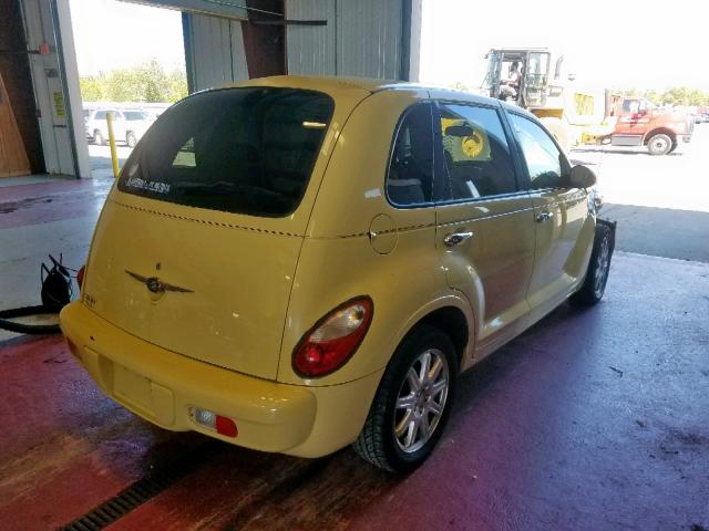 3A4FY58B97T620410 - 2007 CHRYSLER PT CRUISER YELLOW photo 4