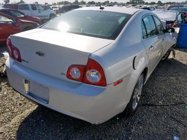 1G1ZE5EB2AF161764 - 2010 CHEVROLET MALIBU LTZ თეთრი ფოტო 4