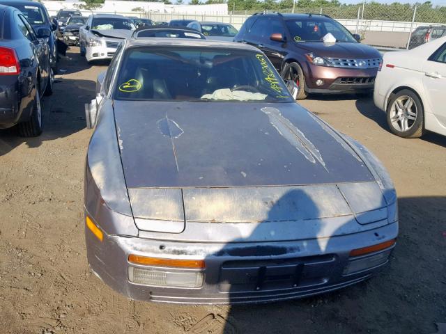 WP0AA2954HN152065 - 1987 PORSCHE 944 GRAY photo 9