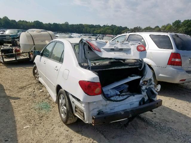 2T1BR30E06C647556 - 2006 TOYOTA COROLLA CE WHITE photo 3