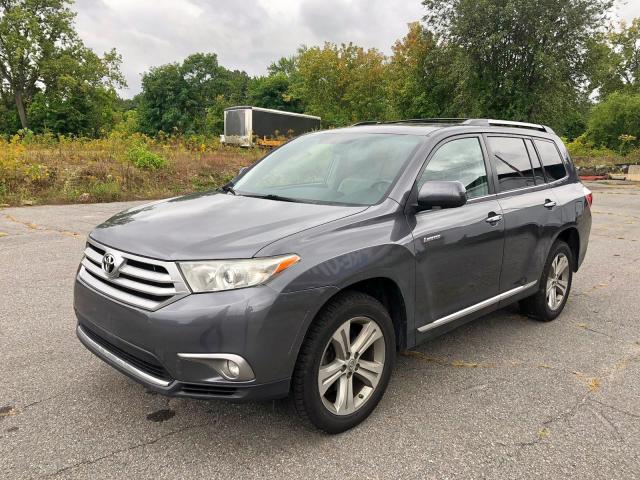 5TDDK3EH5CS105095 - 2012 TOYOTA HIGHLANDER BLACK photo 2