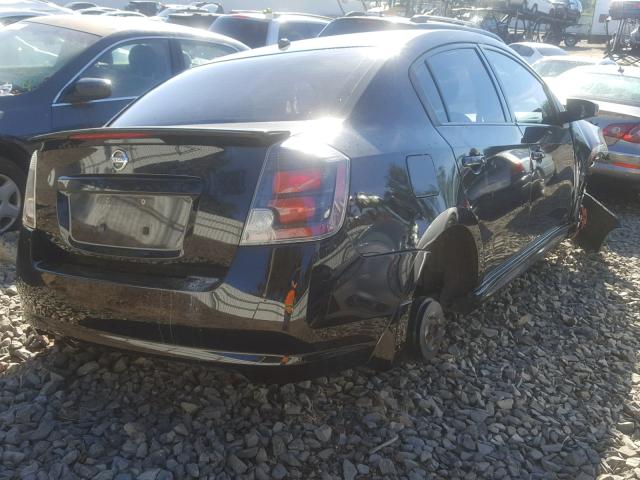 3N1AB6AP3CL745218 - 2012 NISSAN SENTRA 2.0 BLACK photo 4