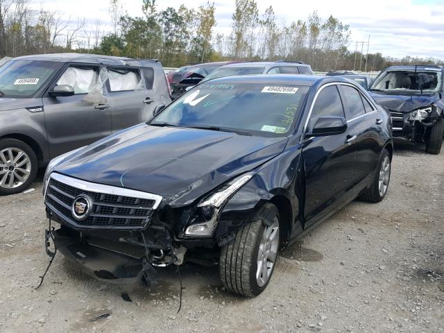 1G6AG5RX1E0179379 - 2014 CADILLAC ATS BLACK photo 2