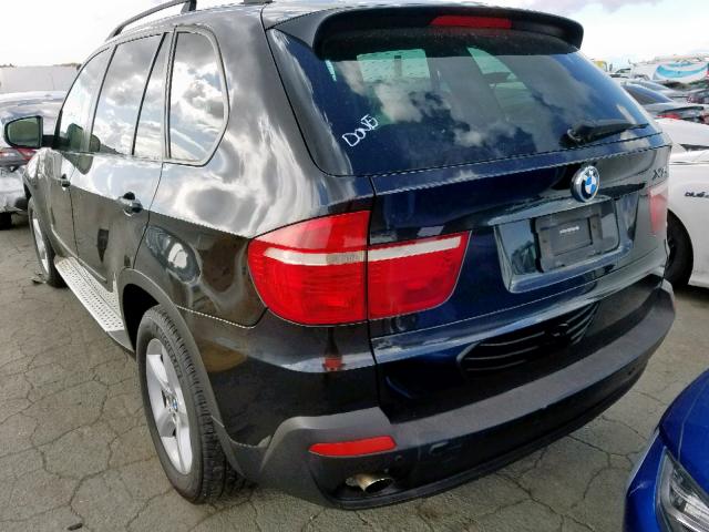 5UXFE43557L015692 - 2007 BMW X5 3.0I BLACK photo 3