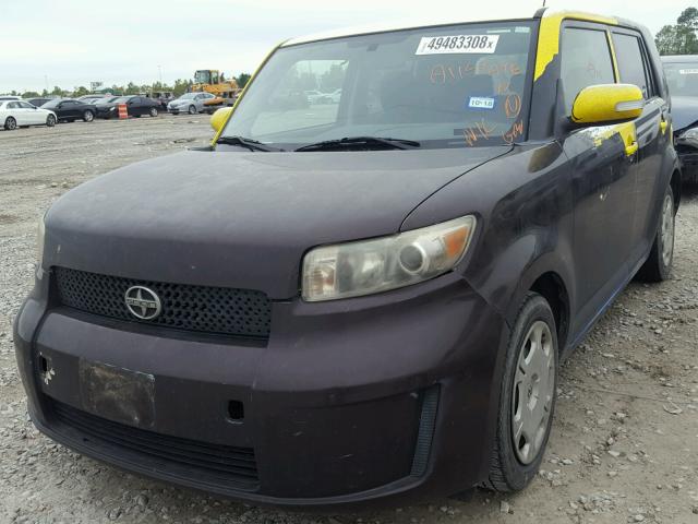 JTLKE50E591087313 - 2009 TOYOTA SCION XB PURPLE photo 2
