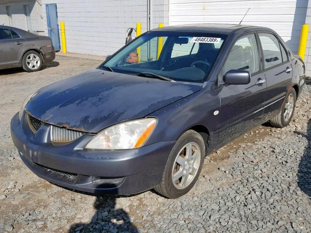 JA3AJ26E66U054855 - 2006 MITSUBISHI LANCER ES GRAY photo 2