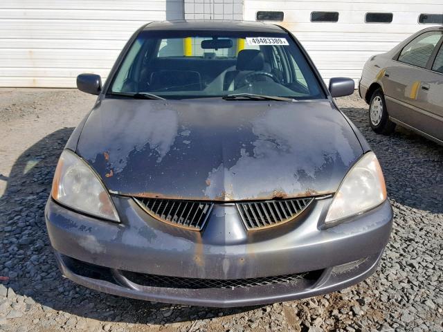 JA3AJ26E66U054855 - 2006 MITSUBISHI LANCER ES GRAY photo 9