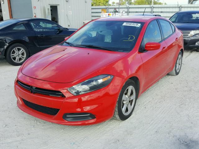 1C3CDFBB6GD717335 - 2016 DODGE DART SXT RED photo 2