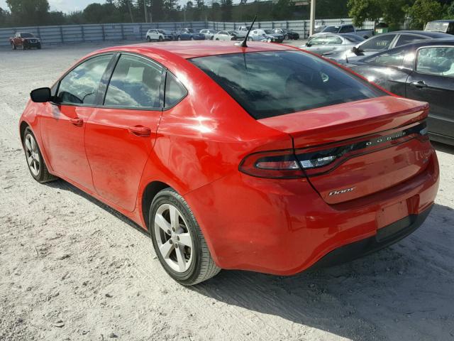 1C3CDFBB6GD717335 - 2016 DODGE DART SXT RED photo 3