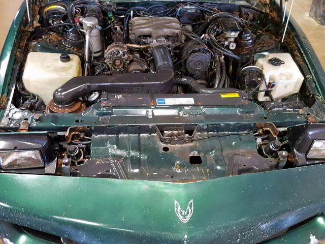 1G2FS23T1ML204613 - 1991 PONTIAC FIREBIRD GREEN photo 7