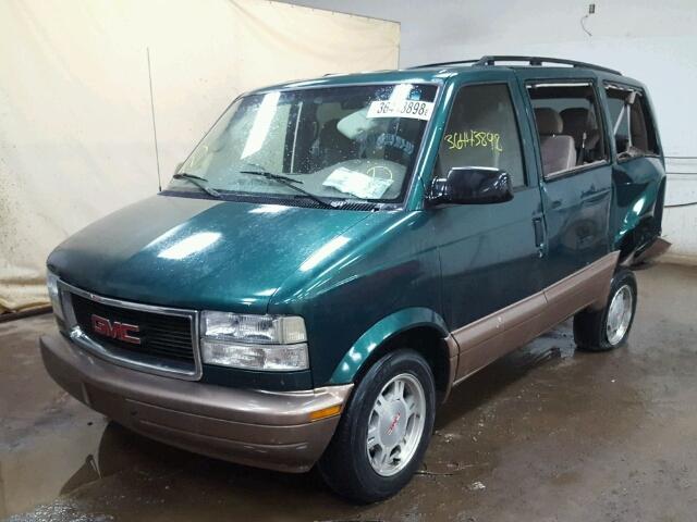 1GKEL19X23B502332 - 2003 GMC SAFARI XT GREEN photo 2