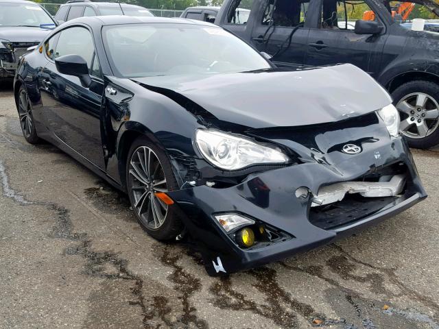 JF1ZNAA16E9700720 - 2014 TOYOTA SCION FR-S BLACK photo 1