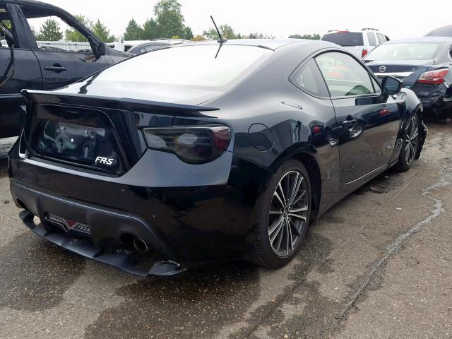 JF1ZNAA16E9700720 - 2014 TOYOTA SCION FR-S BLACK photo 4
