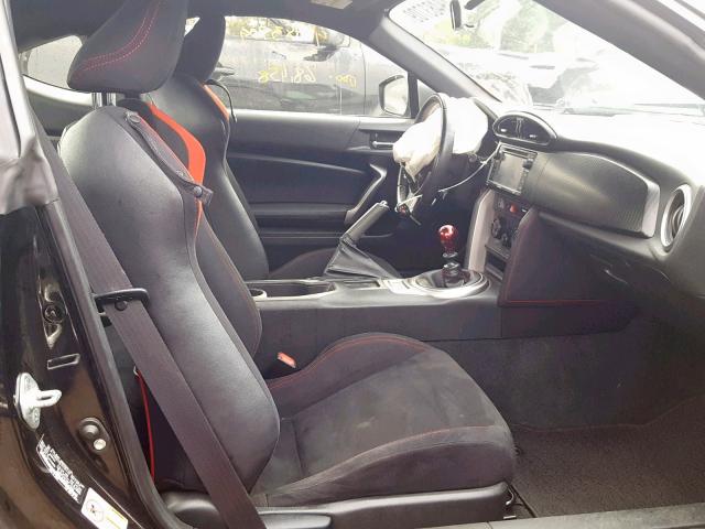 JF1ZNAA16E9700720 - 2014 TOYOTA SCION FR-S BLACK photo 5