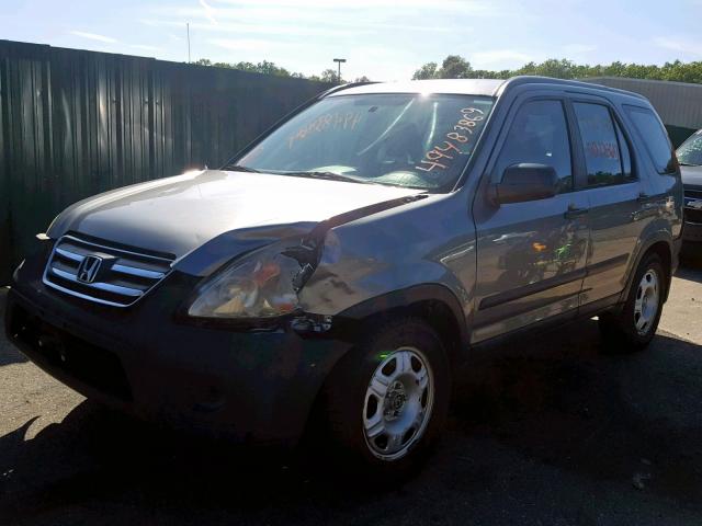 SHSRD78595U332556 - 2005 HONDA CR-V LX GRAY photo 2