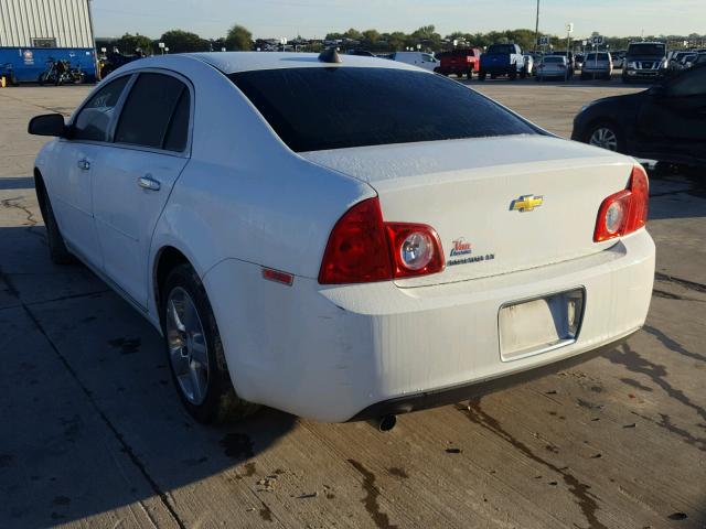 1G1ZD5E09CF140754 - 2012 CHEVROLET MALIBU 2LT WHITE photo 3