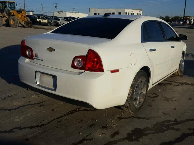 1G1ZD5E09CF140754 - 2012 CHEVROLET MALIBU 2LT WHITE photo 4