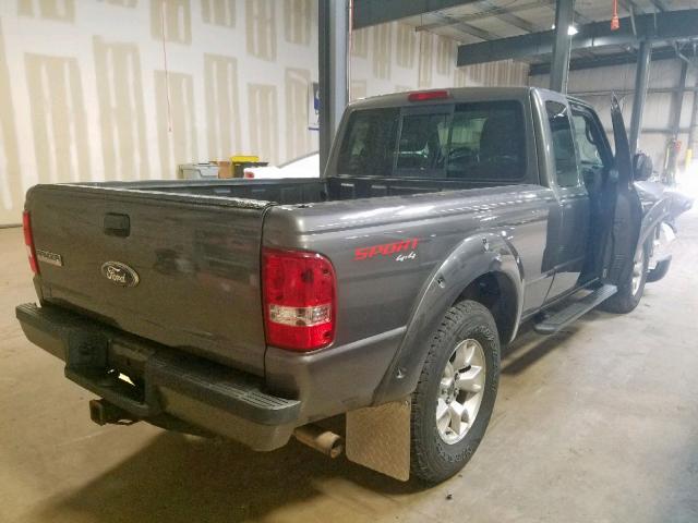 1FTLR4FEXBPA45096 - 2011 FORD RANGER SUP GRAY photo 4