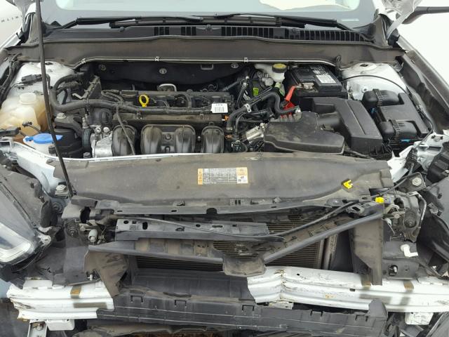 1FA6P0G76F5113266 - 2015 FORD FUSION S WHITE photo 7