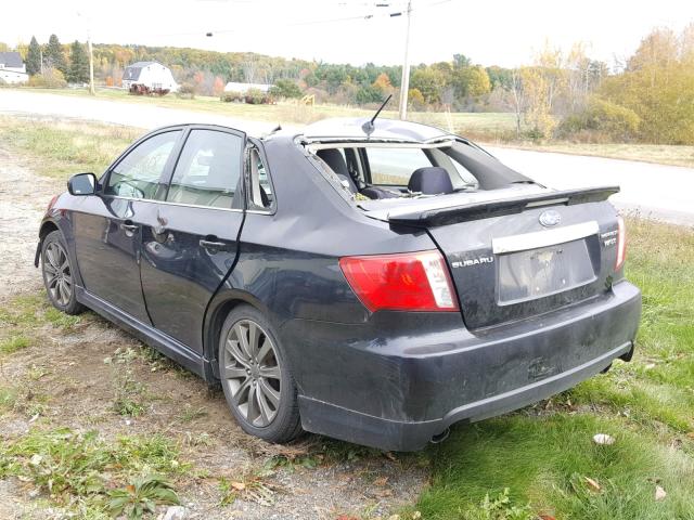 JF1GE76609G514977 - 2009 SUBARU IMPREZA WR BLACK photo 3