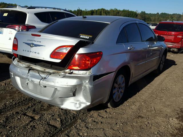 1C3LC46B29N533699 - 2009 CHRYSLER SEBRING LX SILVER photo 4