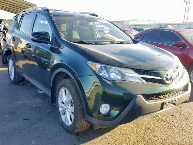 2T3YFREV2DW018933 - 2013 TOYOTA RAV4 LIMIT GREEN photo 1