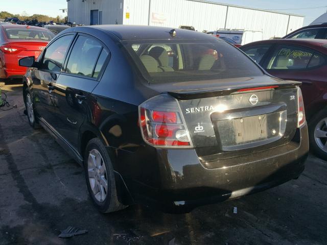 3N1AB6AP2BL672017 - 2011 NISSAN SENTRA 2.0 BLACK photo 3