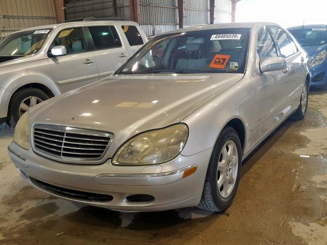 WDBNG75J91A212286 - 2001 MERCEDES-BENZ S 500 SILVER photo 2