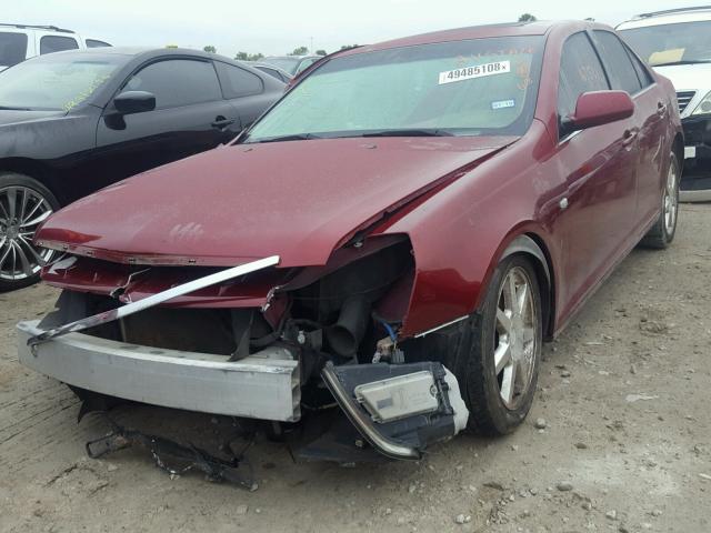 1G6DW677050210176 - 2005 CADILLAC STS RED photo 2